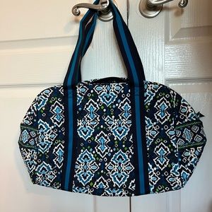 Vera Bradley Duffel - Ink Blue - NWT